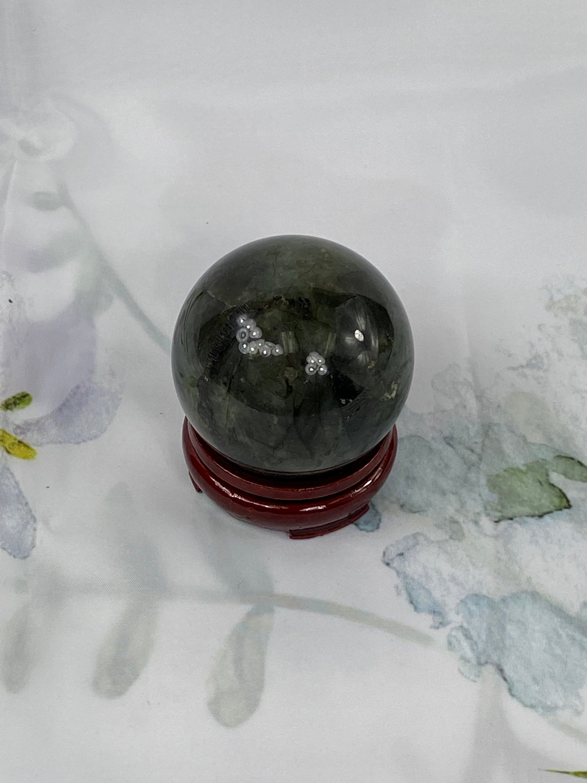 0.CD_Labradorite Sphere. 3 inch