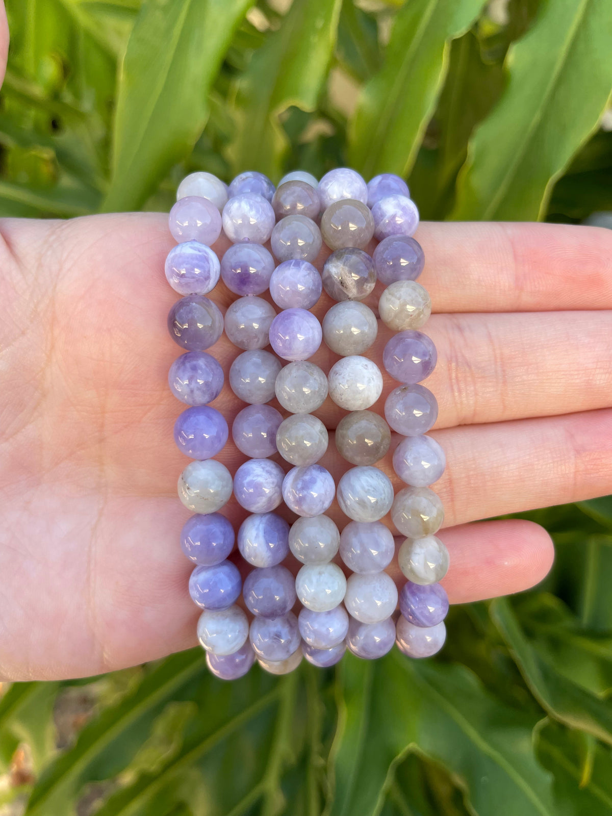Purple Jade Bracelets